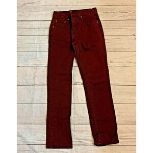 Arizona Jean Co. Girls Skinny Maroon Jeans Size 12